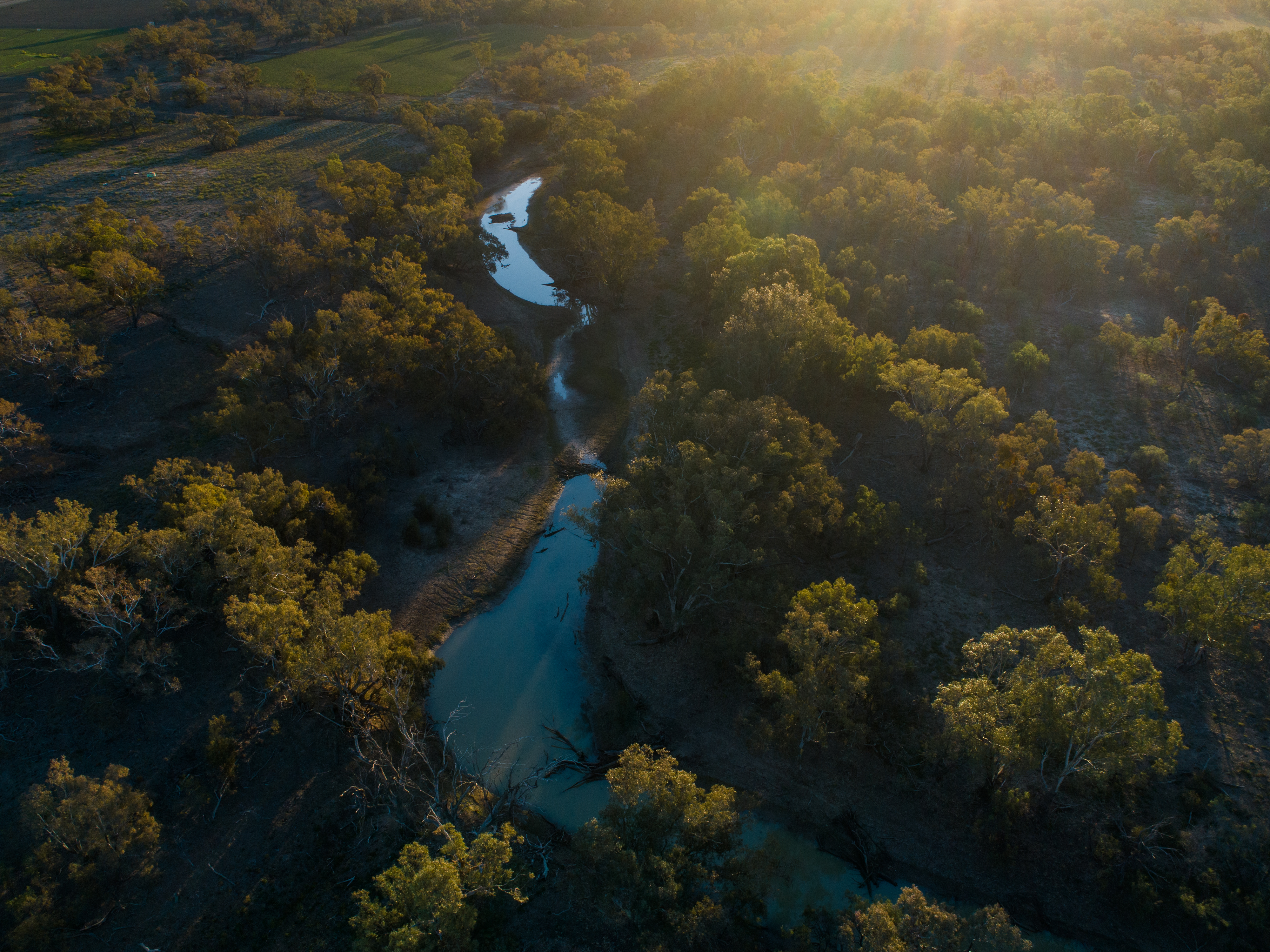 Ariel view of Walgett Central West