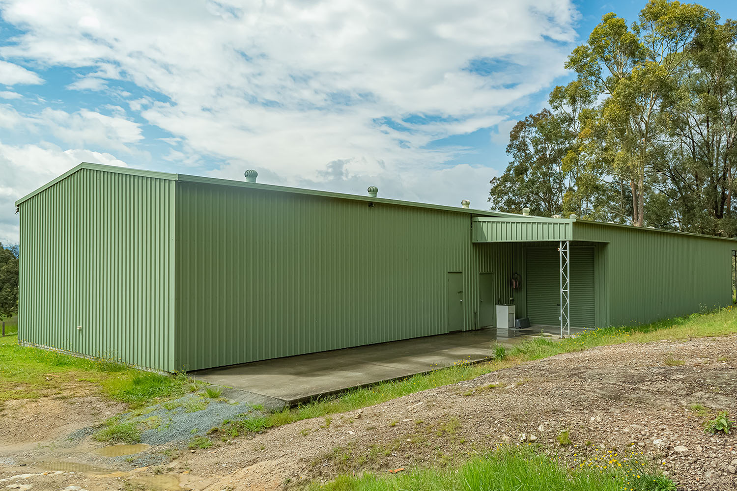 Rear of shed