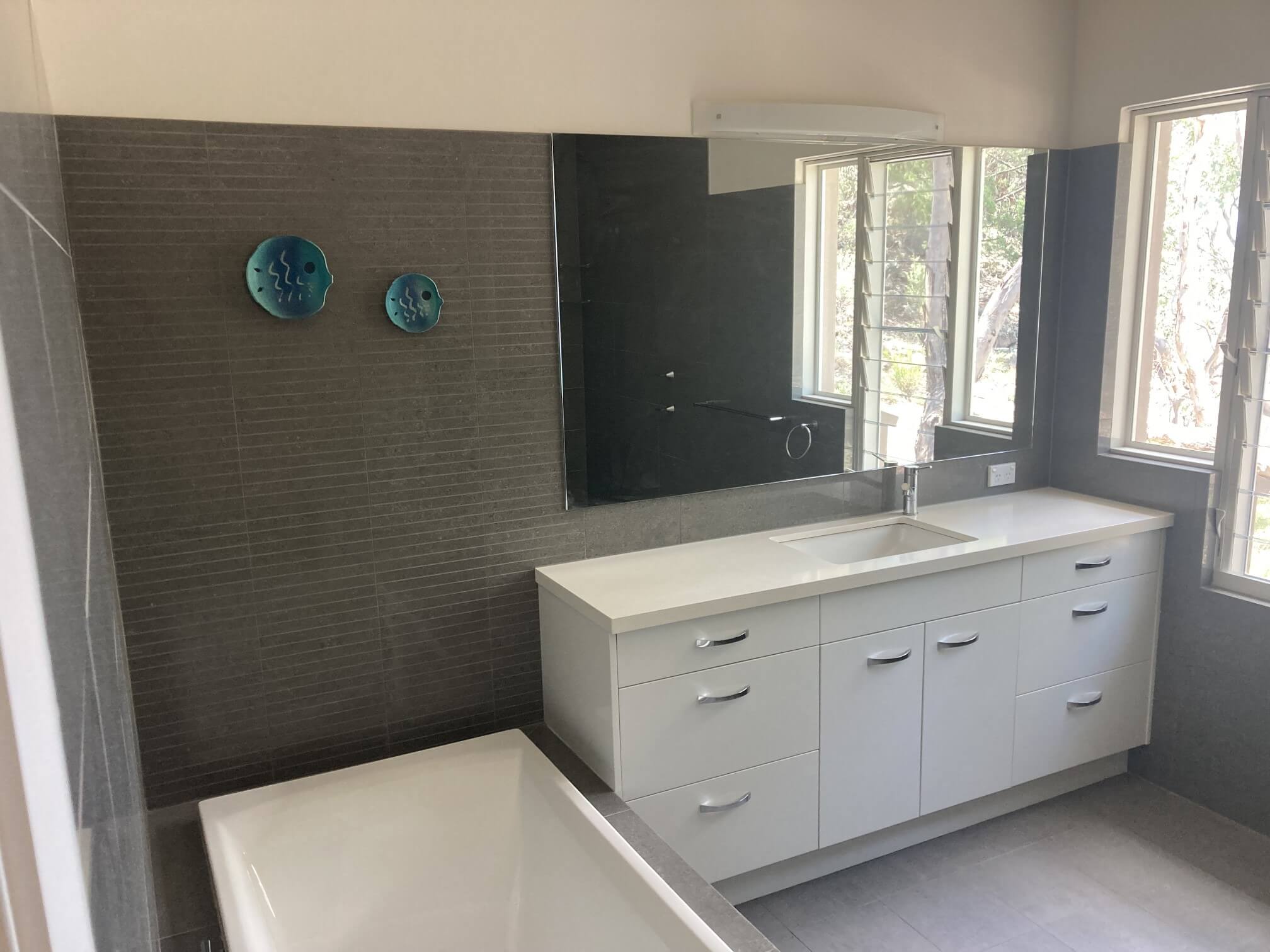 Bathroom and vanity