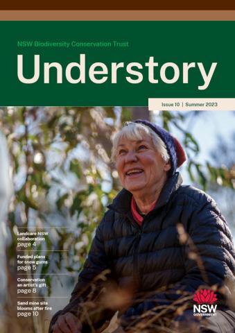 Cover page of the NSW Biodiversity Conservation Trust summer 2023 magazine Understory
