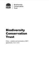 BCT variation and termination of agreement front cover BCT variation and termination of agreement front cover
