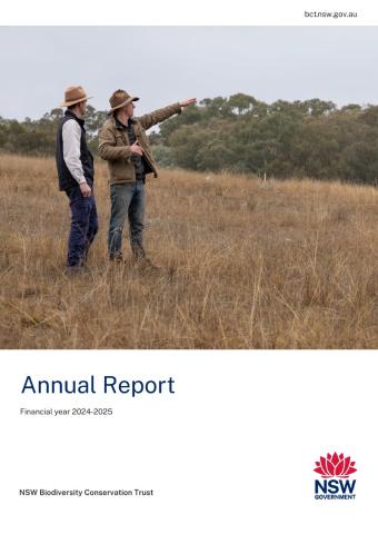 Front cover of the annual report