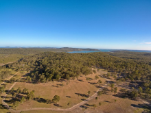 Gooreengi aerial water view 1
